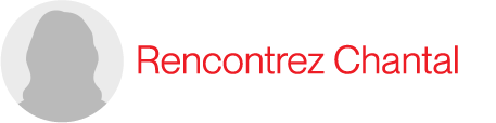 Un logo avec une silhouette de personne et les mots rencontrez chantal