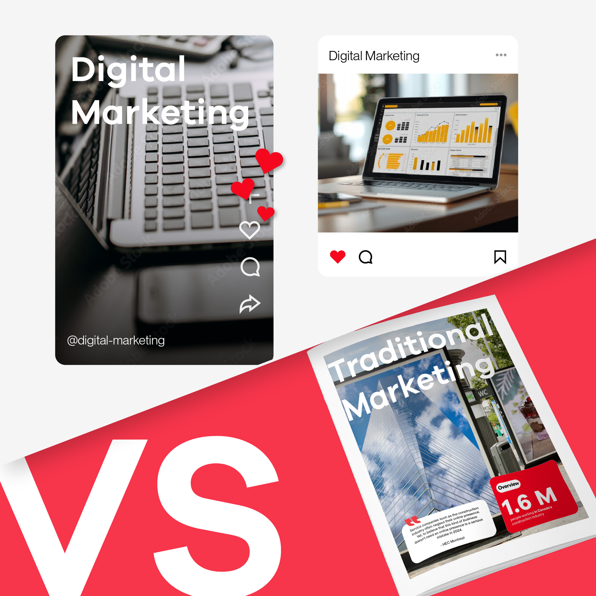 Traditional Marketing versus Digital Marketing