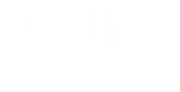 Silver car logo for DJM Luxury Limo; shield shape, text
