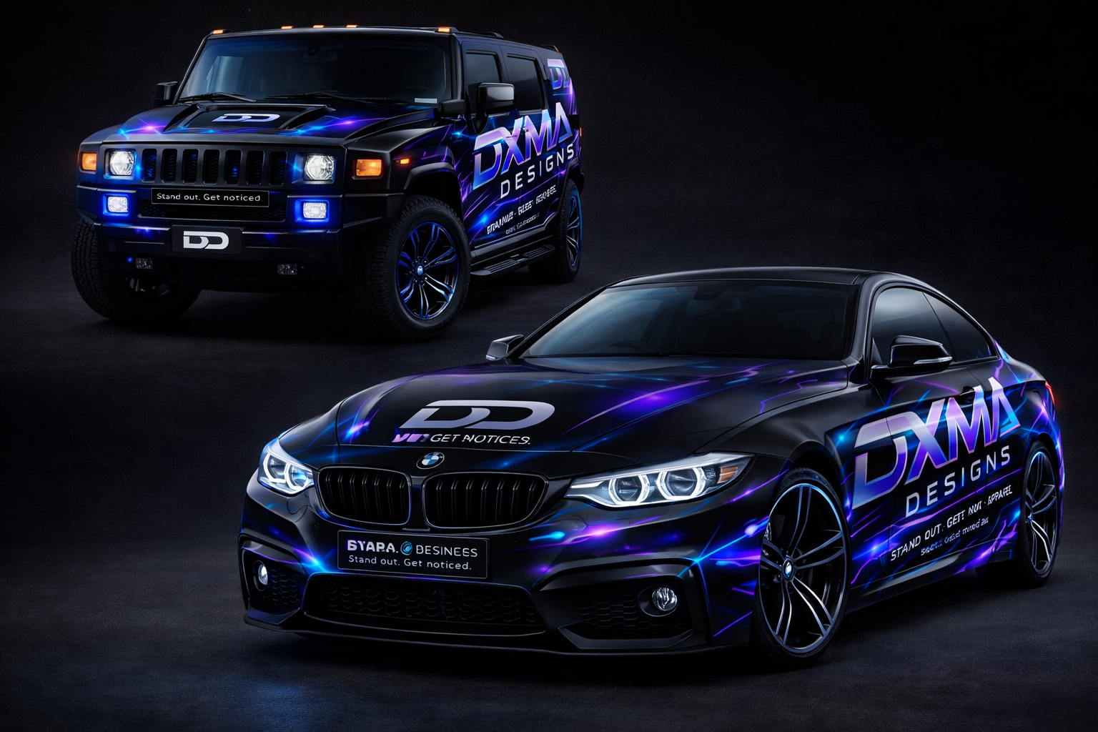 Person Applying Matte Grey Vinyl Wrap to a Car — DXMA Designs In Narellan, NSW