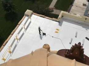 Satisfied Client Shaking Hands with the Contractor — Ellsworth, WI — Fischer Roofing