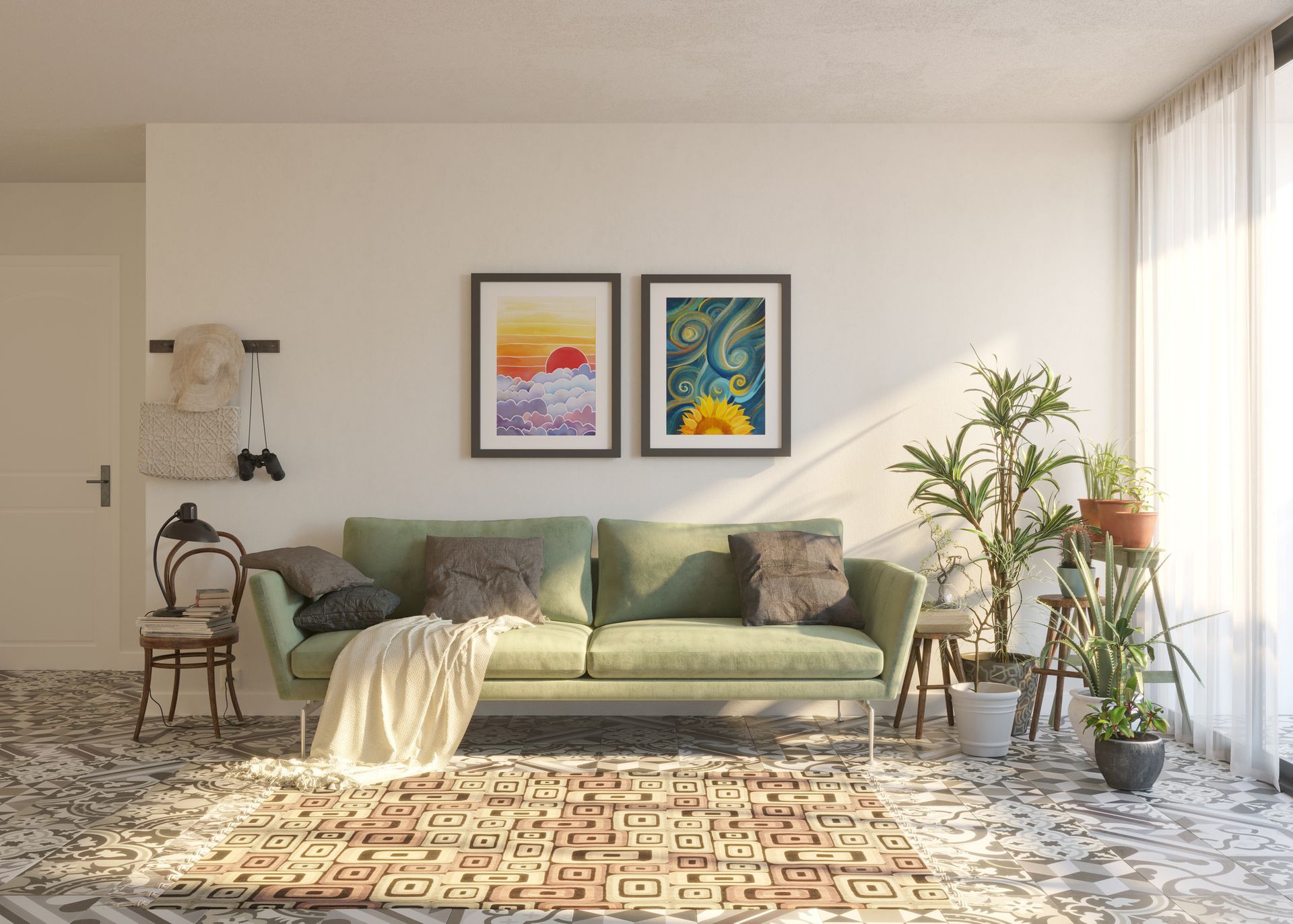 Residential Painting — Living Room in Lakes Region, NH