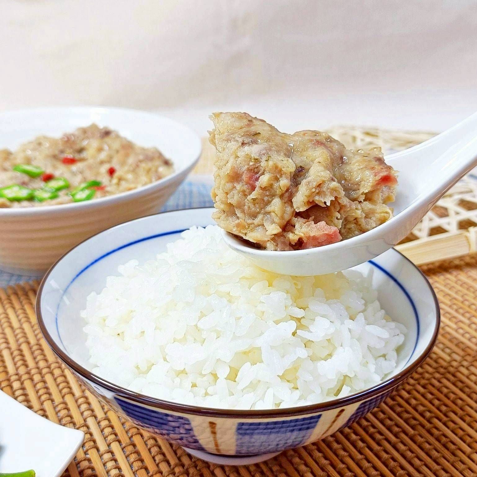 港式臘味蒸肉餅