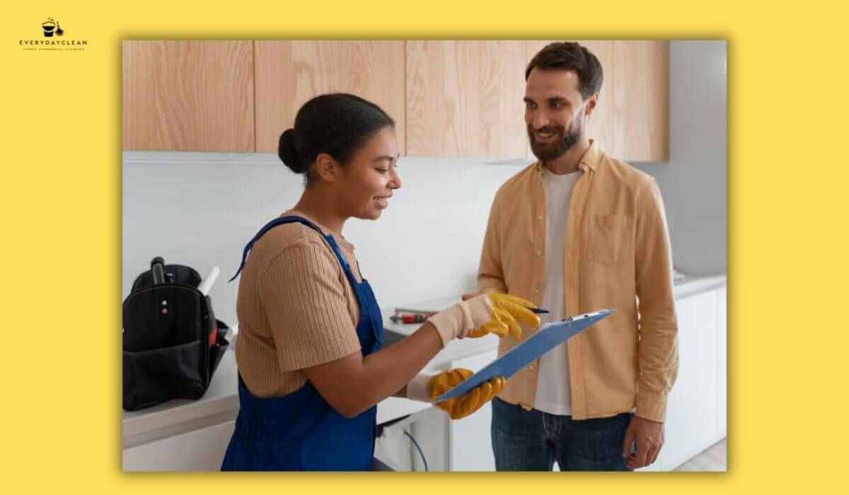 Airbnb host and cleaner consultation