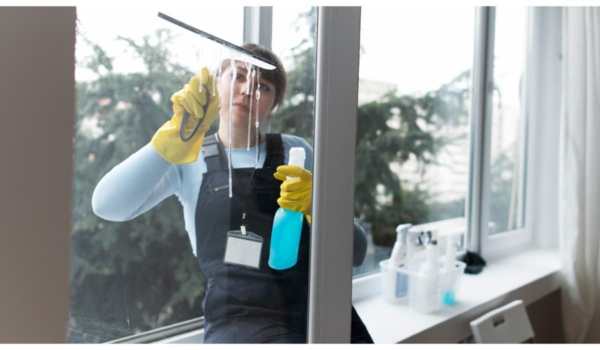 Avoid the Woodwork When Cleaning Glass