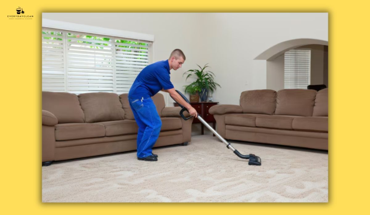 carpet deep cleaning in living room