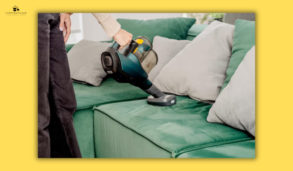 clean upholstery living room