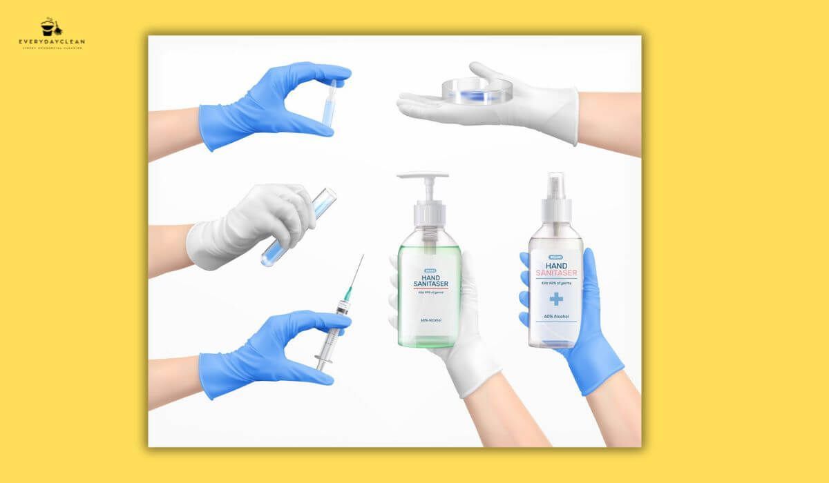 cleaning the IV pole disinfectant