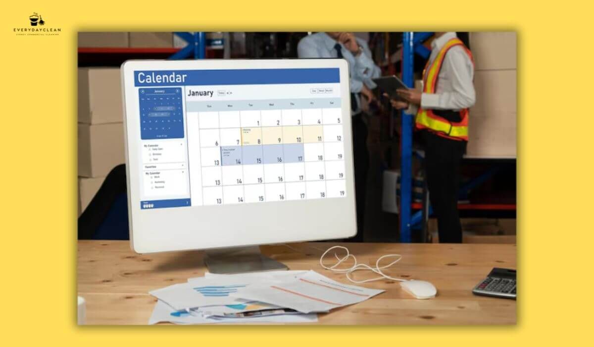 cleaning calendar business
