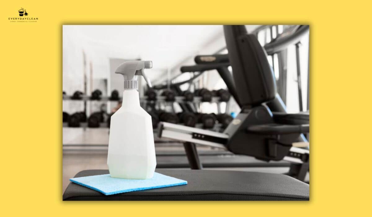 cleaning gym mat water