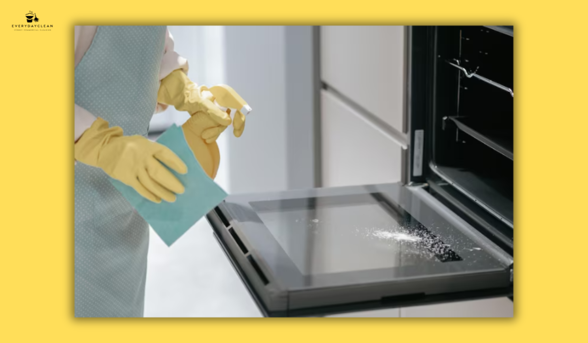 cleaning the oven and appliances
