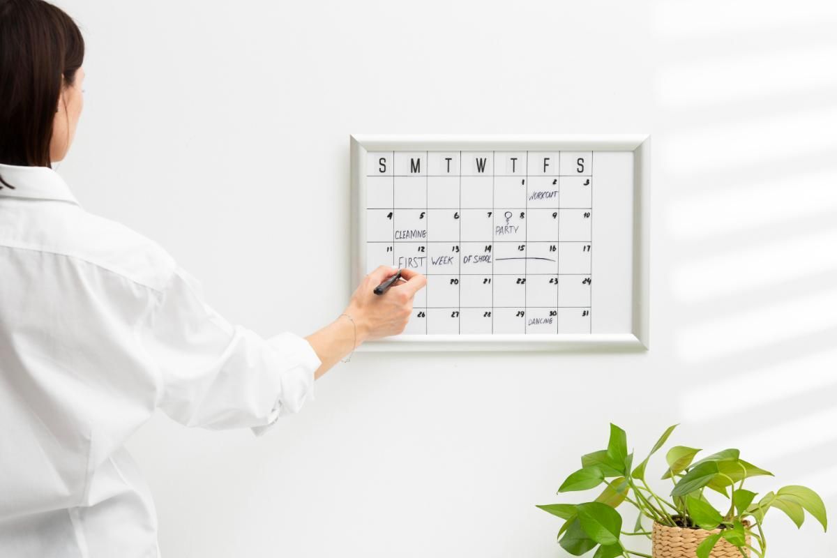 Creating a Monthly Cleaning Schedule for May