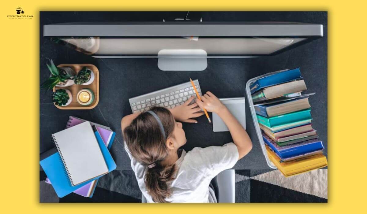 decluttering workspace steps