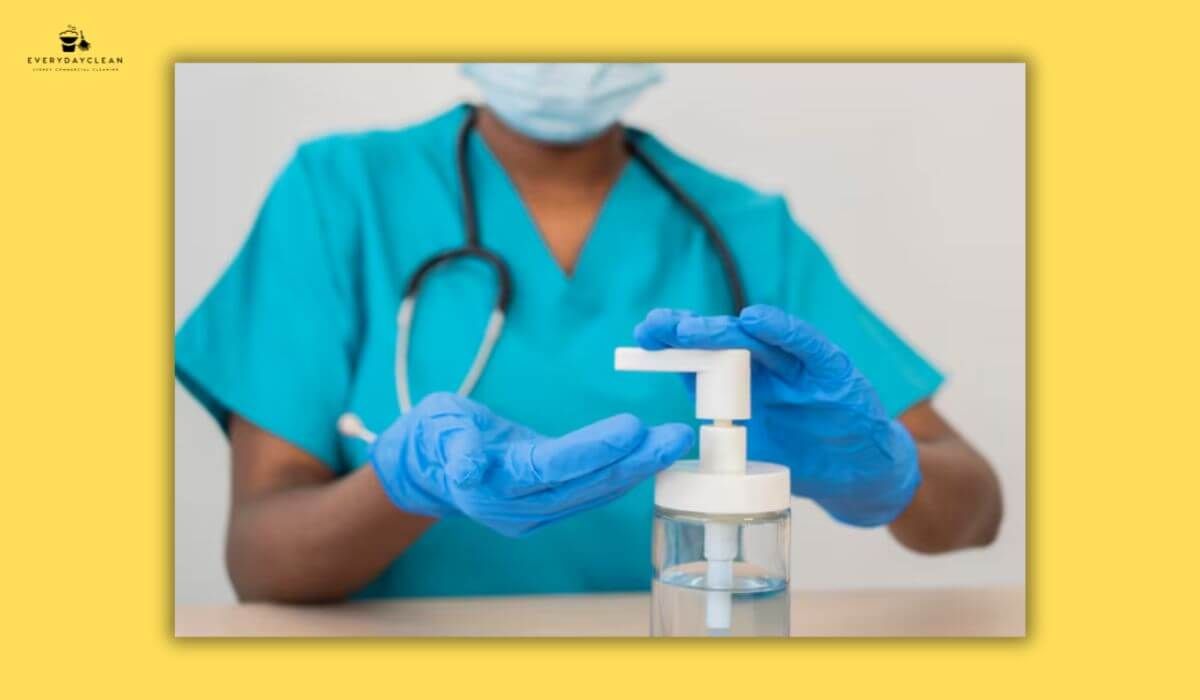 disinfectant spray hospital tools
