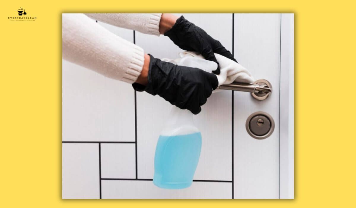 door handle disinfection home