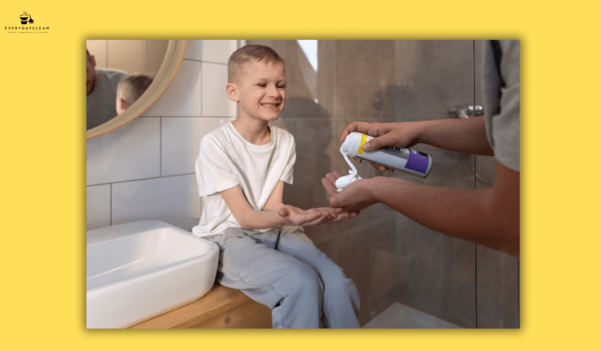 hand wash dispenser childcare