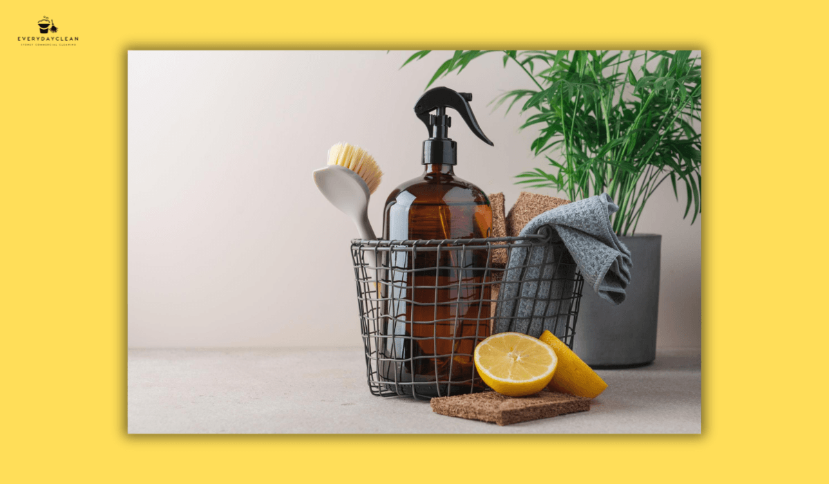 natural cleaning products in eco friendly workplace cleaning