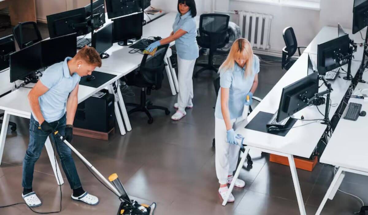 office cleaning schedule