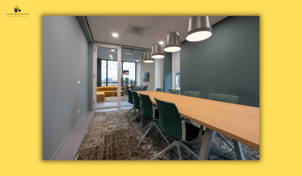  professional cleaning meeting room table