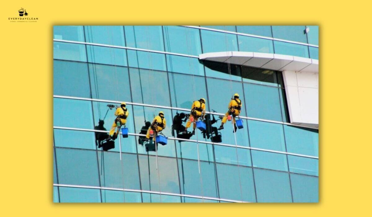 protective equipment for window cleaning staff
