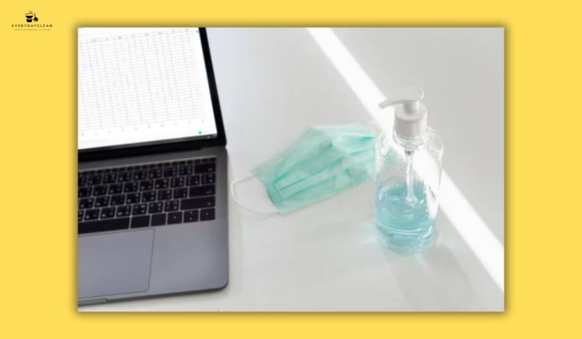 sanitising office equipment