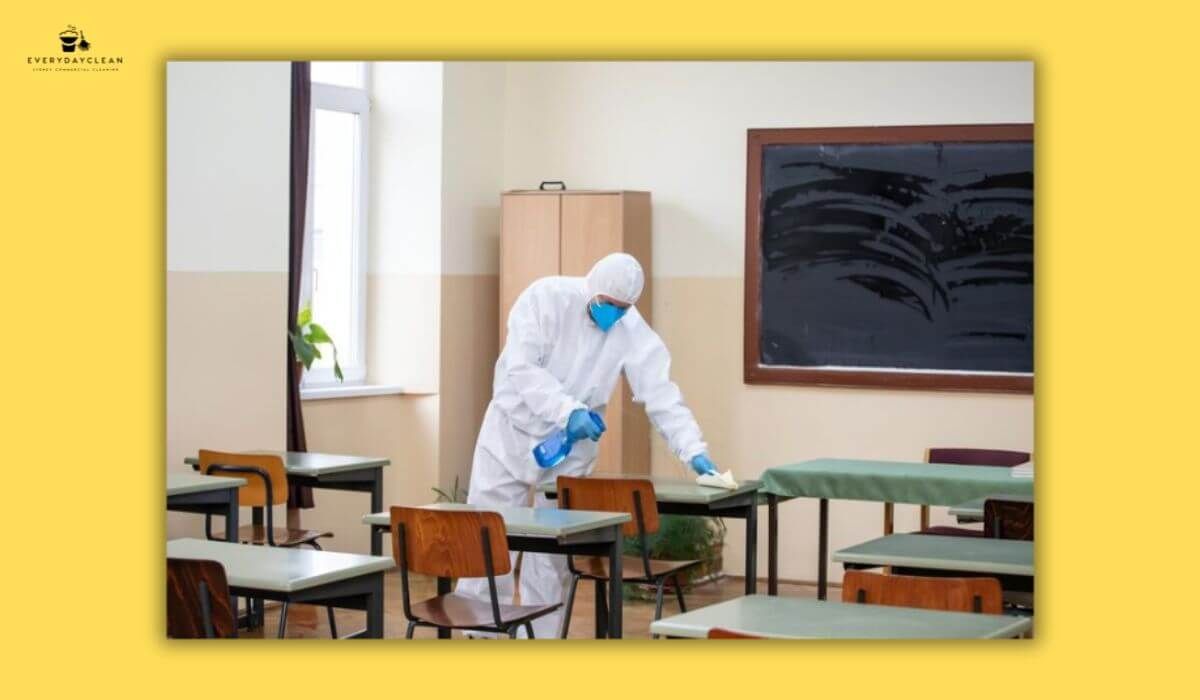 school cleaning staff

