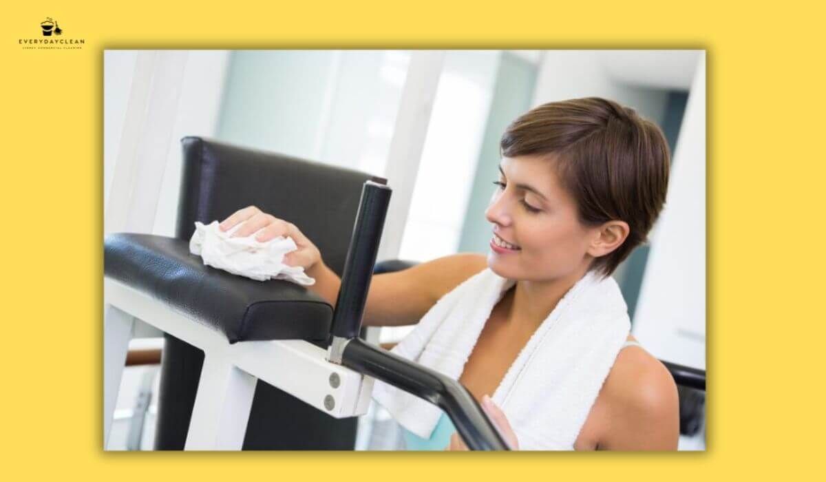 spot cleaning gym sweat