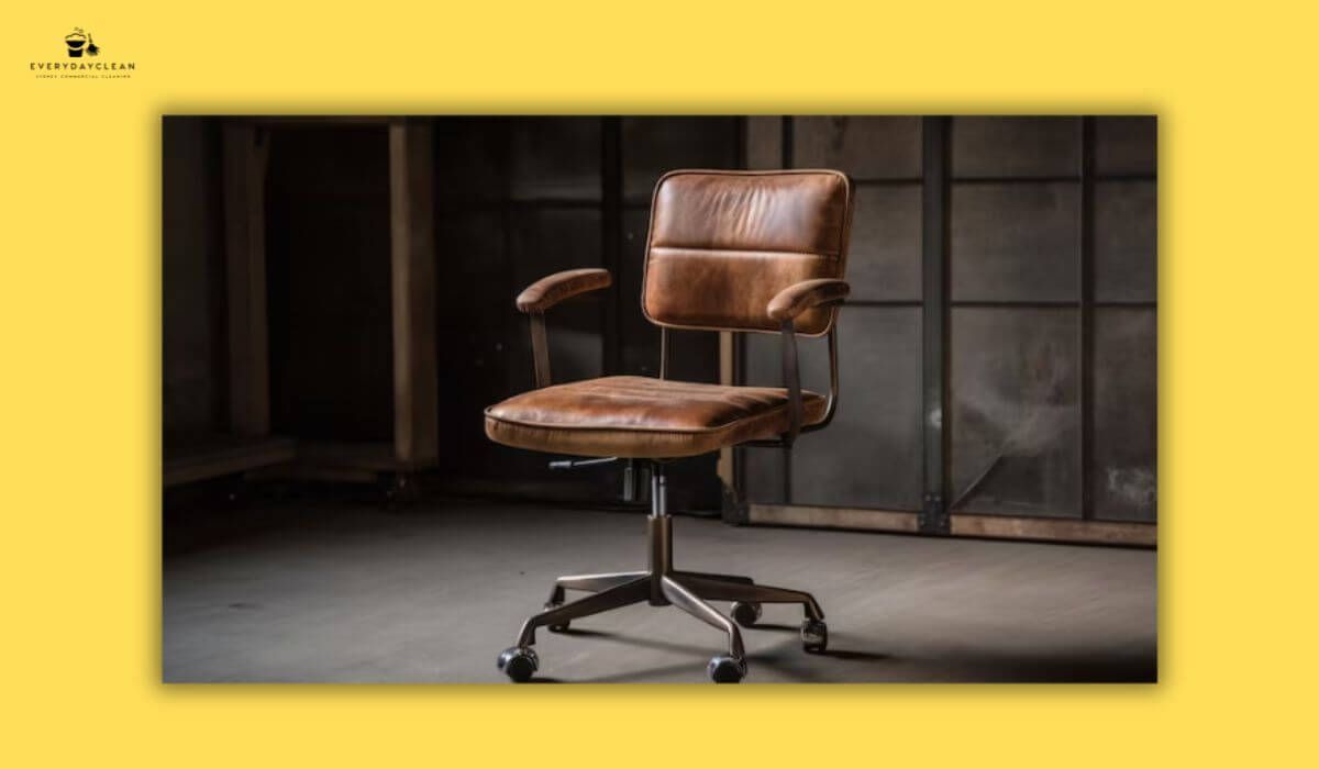 stained office chair fabric