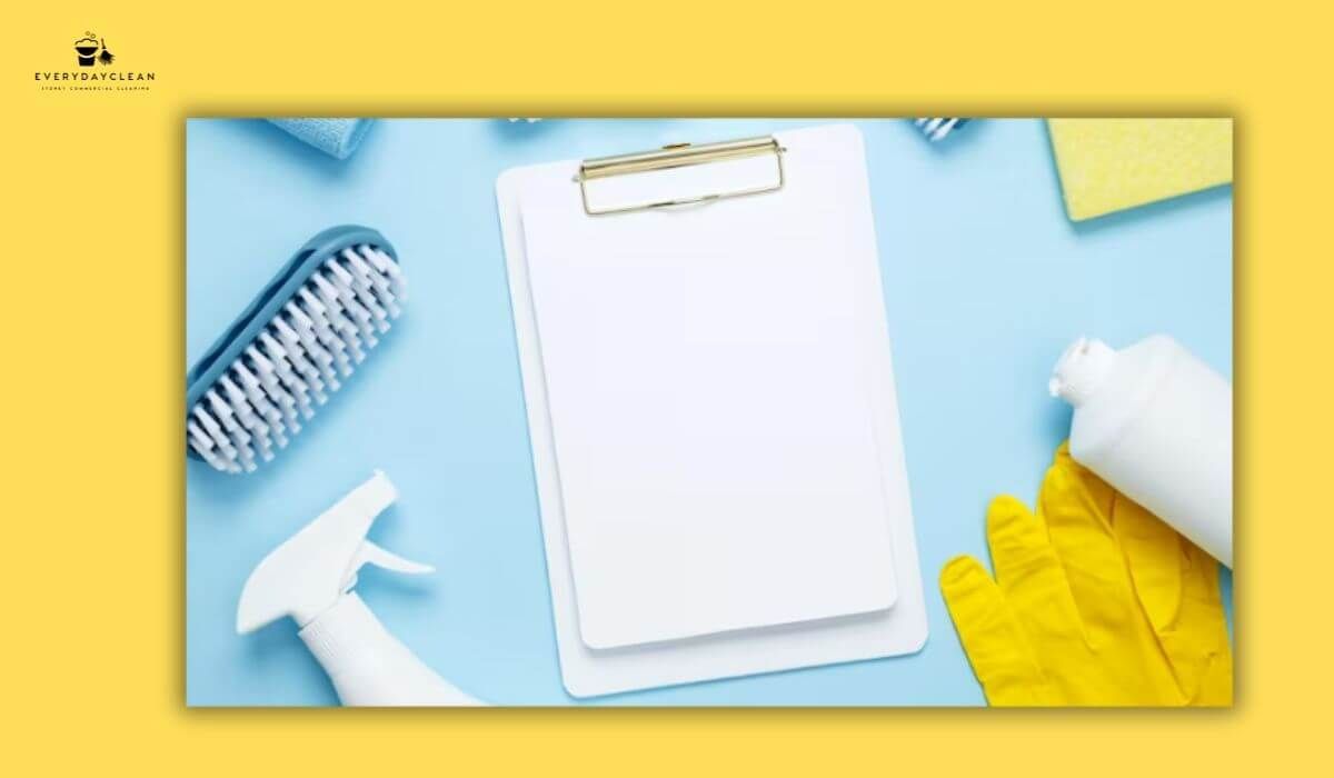 update cleaning checklist