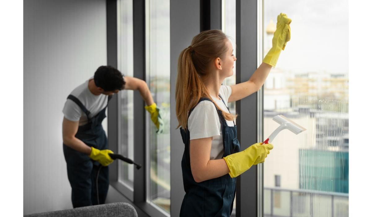 Use a Squeegee to Clean Glass