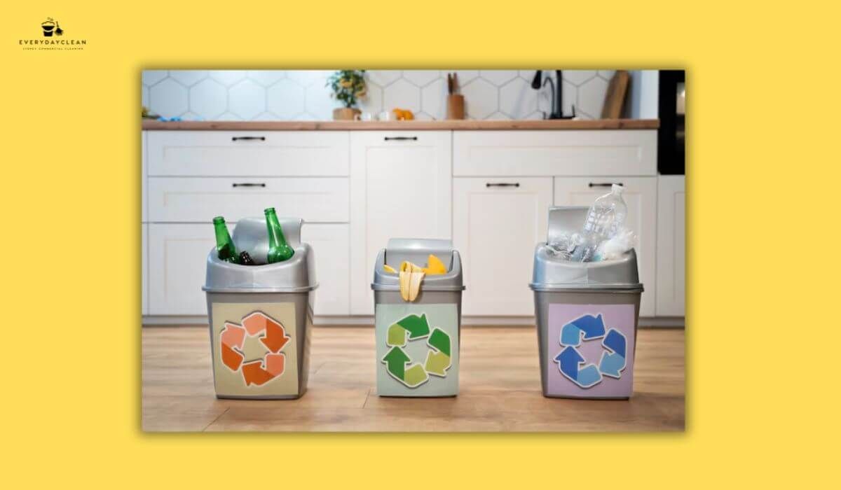 waste sorting bins