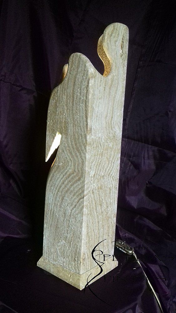 Lampada per interno in onice