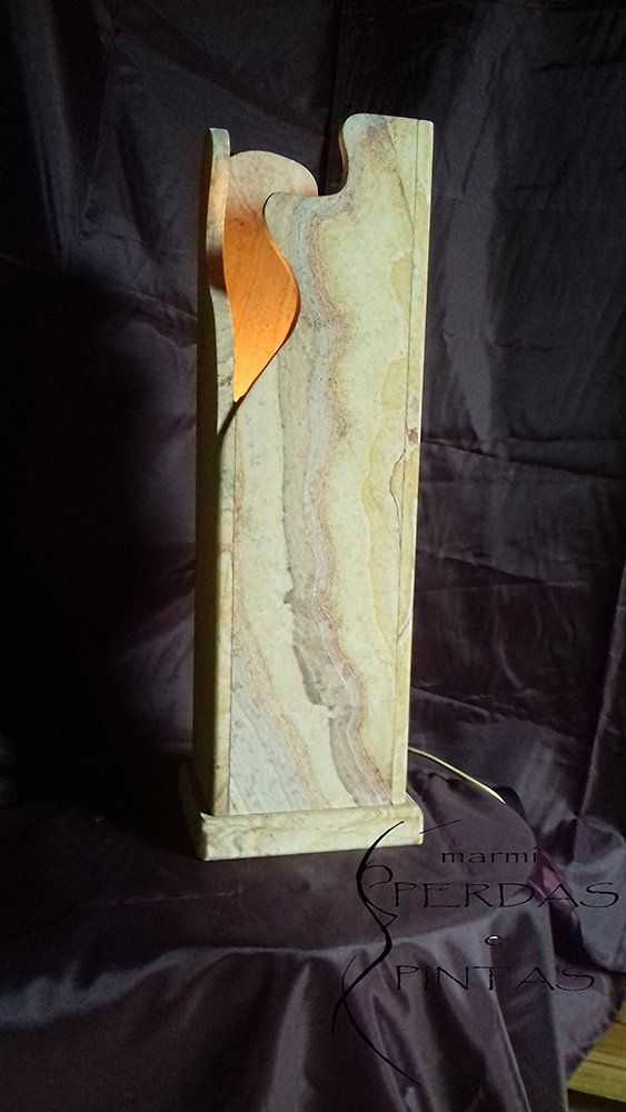 Lampada per interno rainbow arenaria indiana