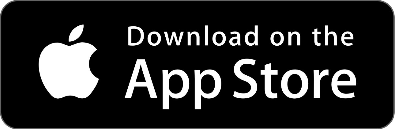 The apple logo is on a black button that says `` download on the app store ''.