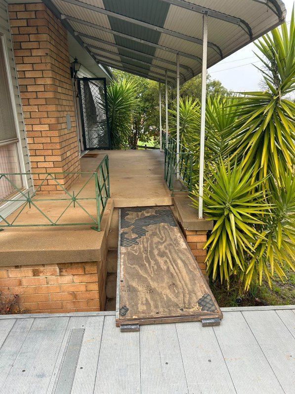 There is a Ramp Leading to the Front of the House — Buck Removals & Storage in Bathurst, NSW