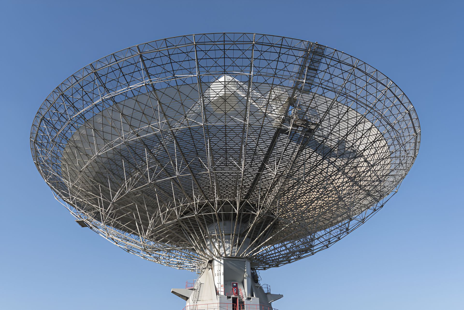 A Large Satellite Dish With a Blue Sky in the Background — Buck Removals & Storage in Parkes, NSW