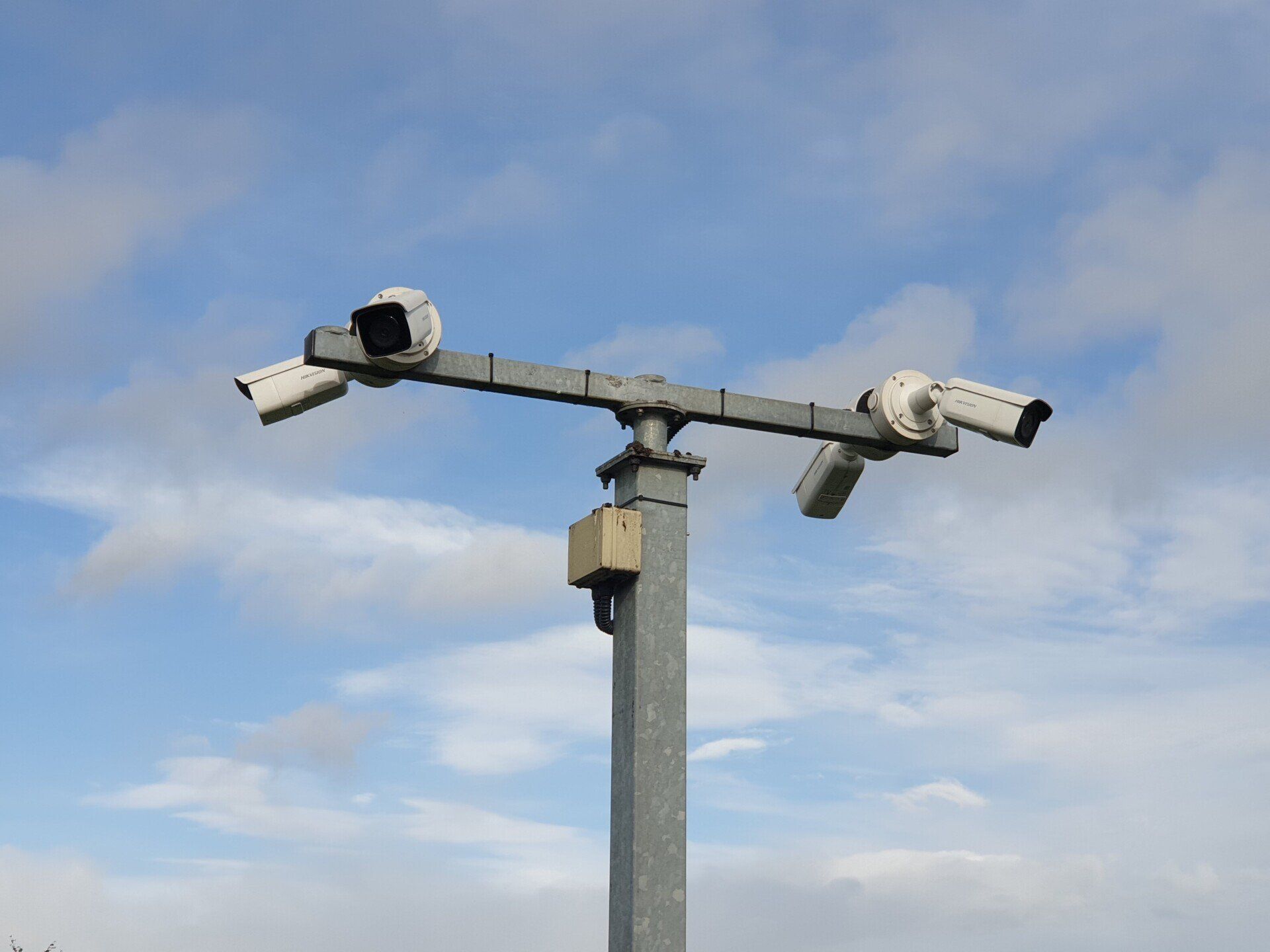 CCTV at a sports ground in Shrewsbury
