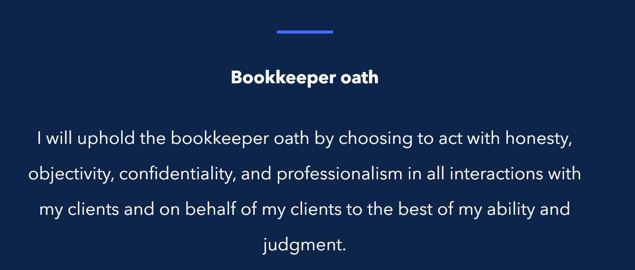 Bookkeeper Oath