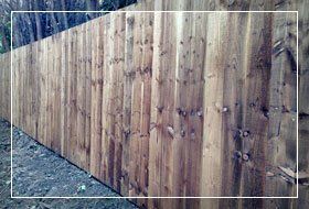 timber fence