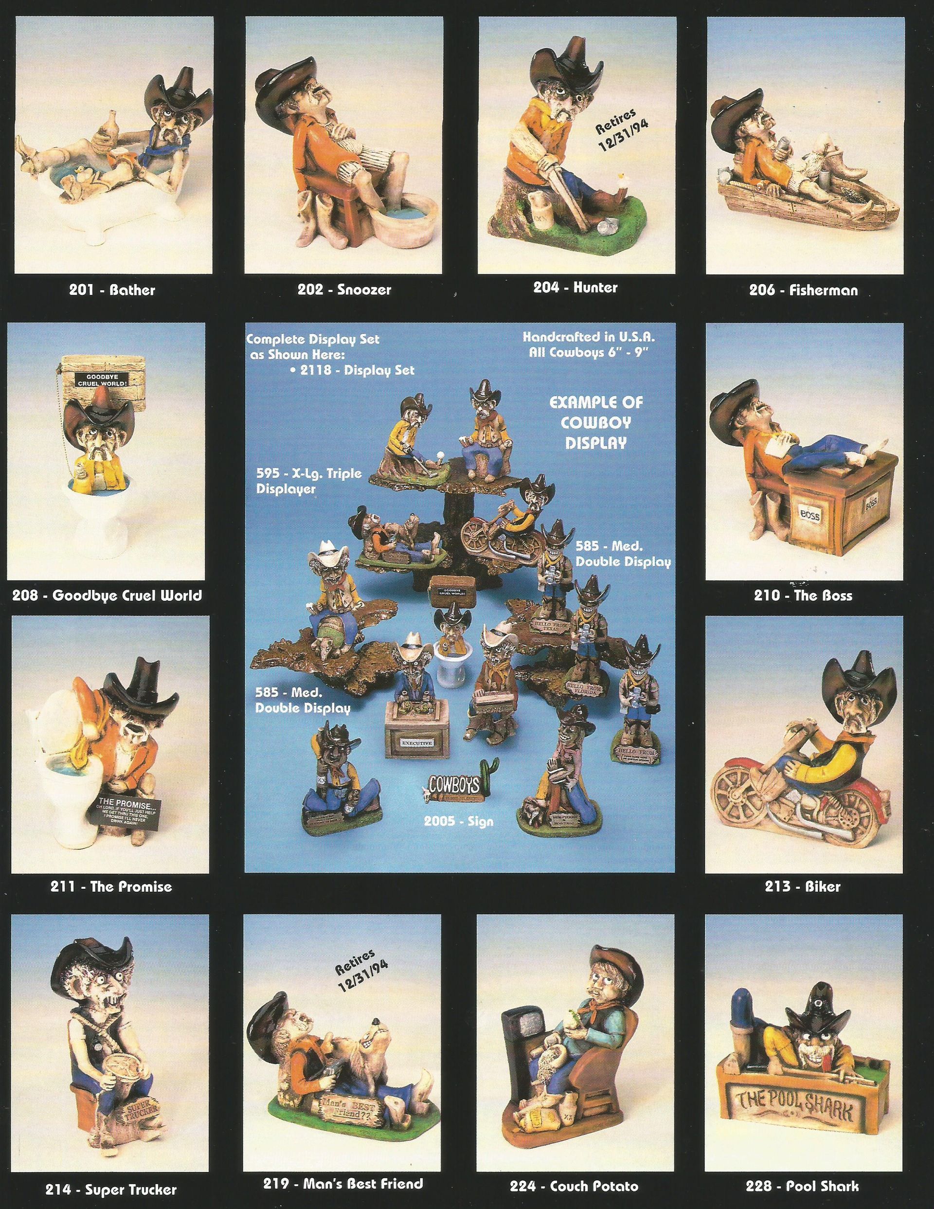 staff artists cowboys display