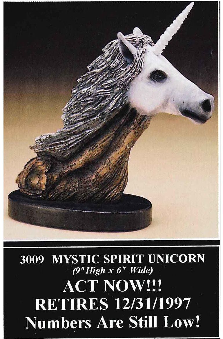mystic spirit unicorn sculpture