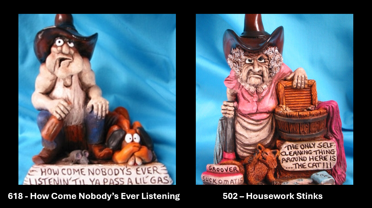 Shade Tree Cowboys Created by Artist Bill Vernon - How Come Nobody's Ever Listening - Housework Stinks