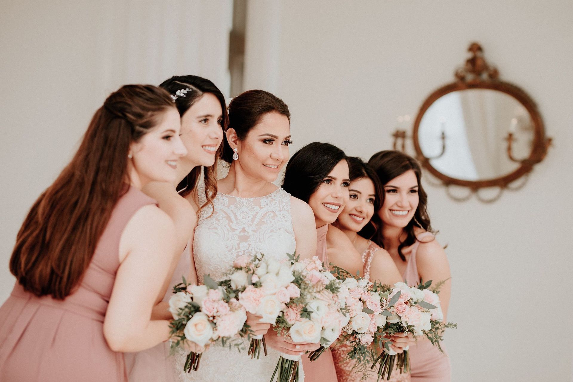 bridal party flowers