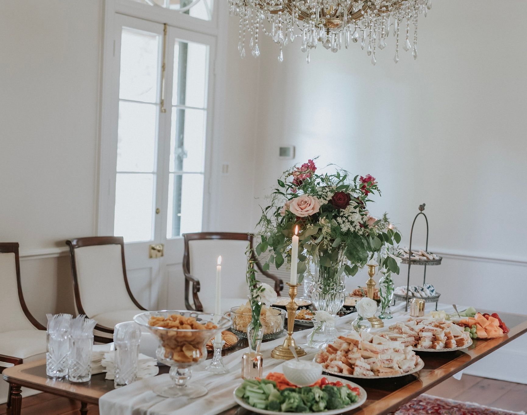 brunch floral arrangements
