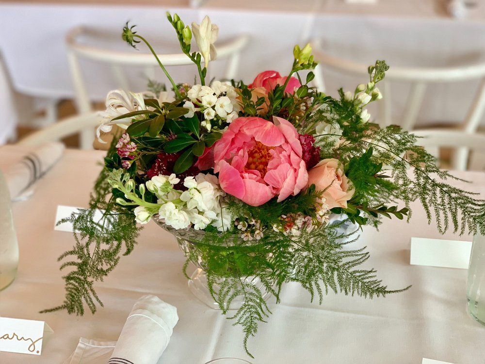 bridal shower floral arrangements 