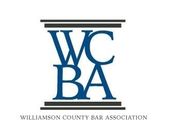 The logo for the williamson county bar association.