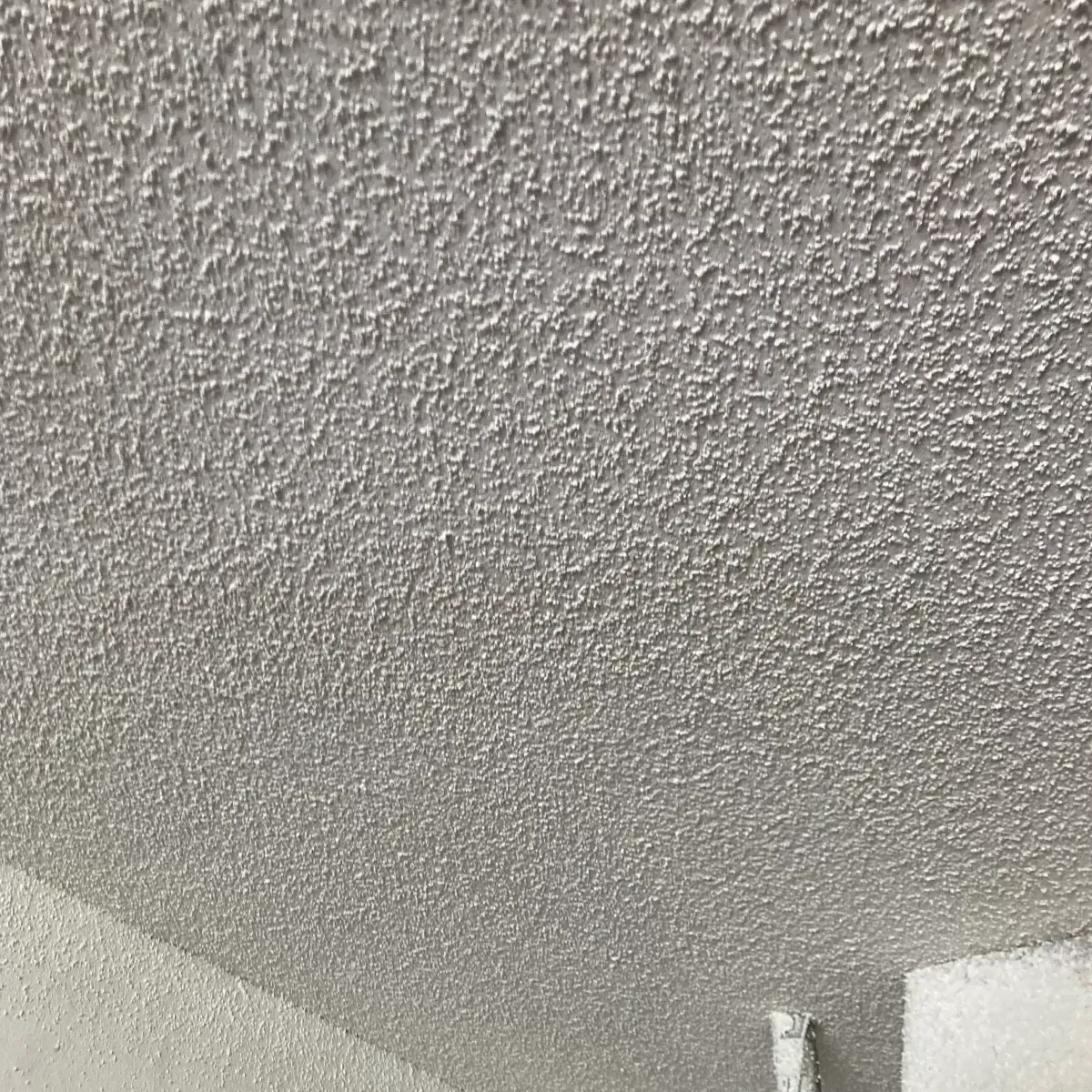 Popcorn ceiling texture removal.