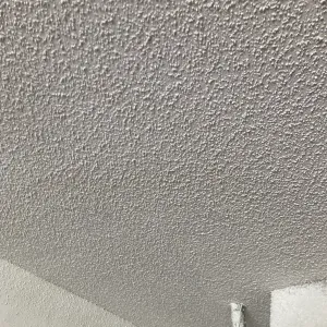 Popcorn ceiling texture removal.