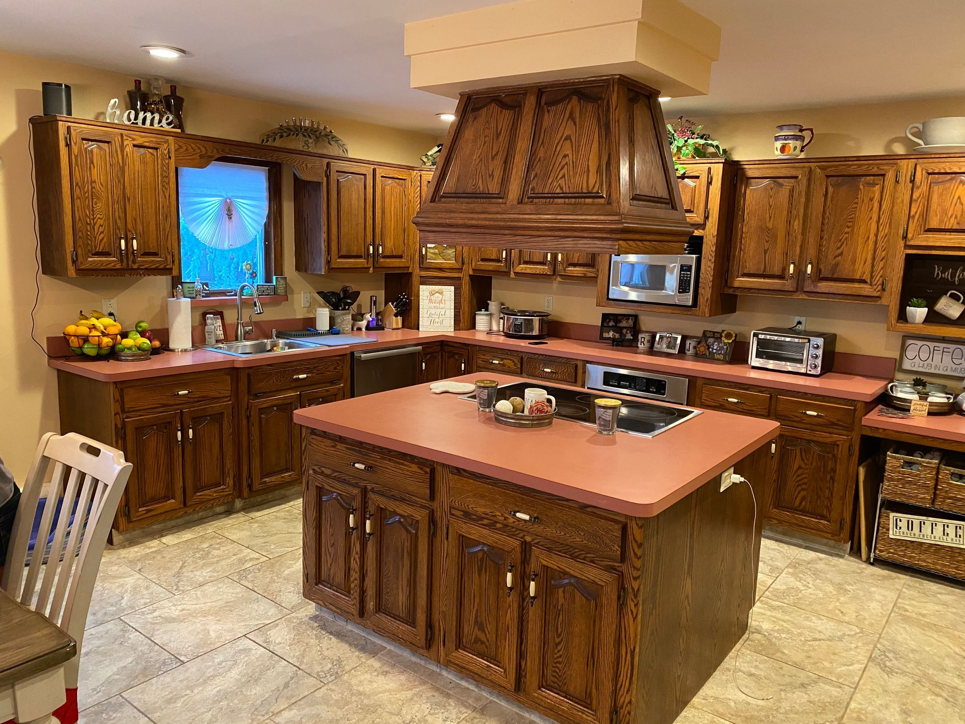 kitchen cabinet refacing before 