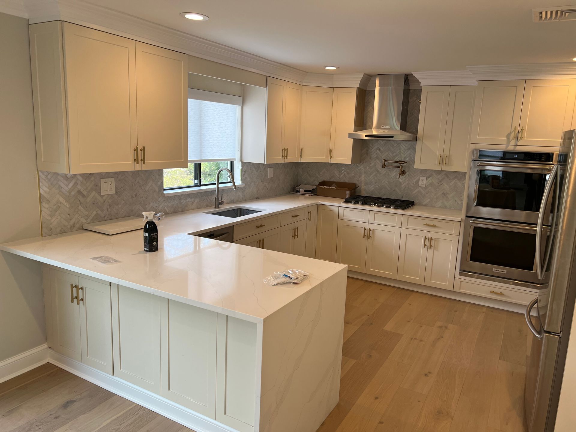 kitchen cabinet refacing before 